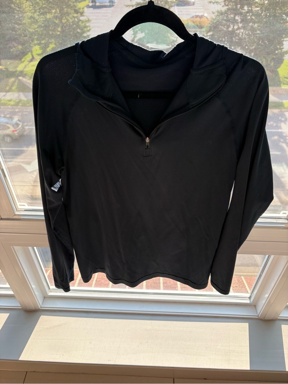 Black Men’s Lululemon Half-Zip Hoodie Top